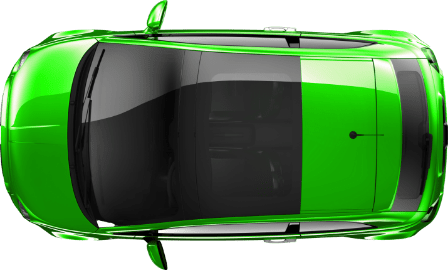 Car Eu Overhead Green Left