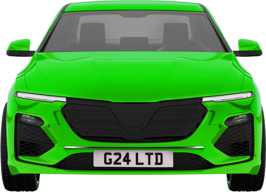 Car Eu Front Green